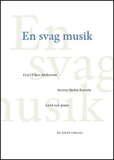 En svag musik SATB choral sheet music cover